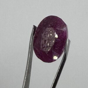 14.23 Ct Ruby Loose Gemstone Oval Faceted Red Stone Jewelry Making